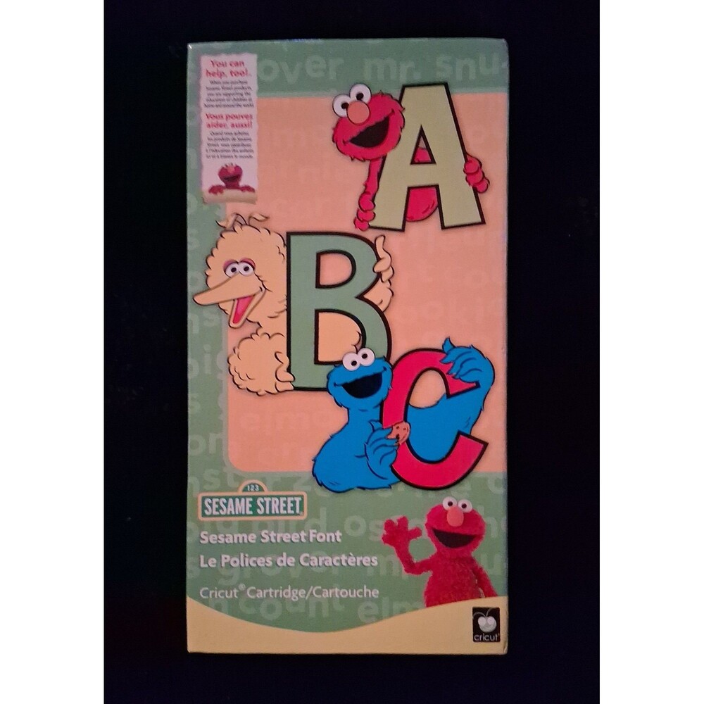 Cricut Cartridge Sesame Street A,B,C
